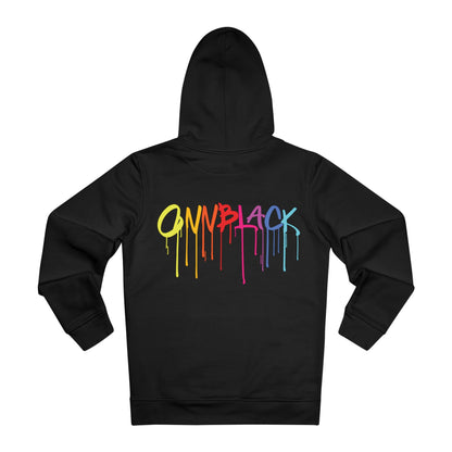 Unisex OnnBlack paint Hoodie 350gsm