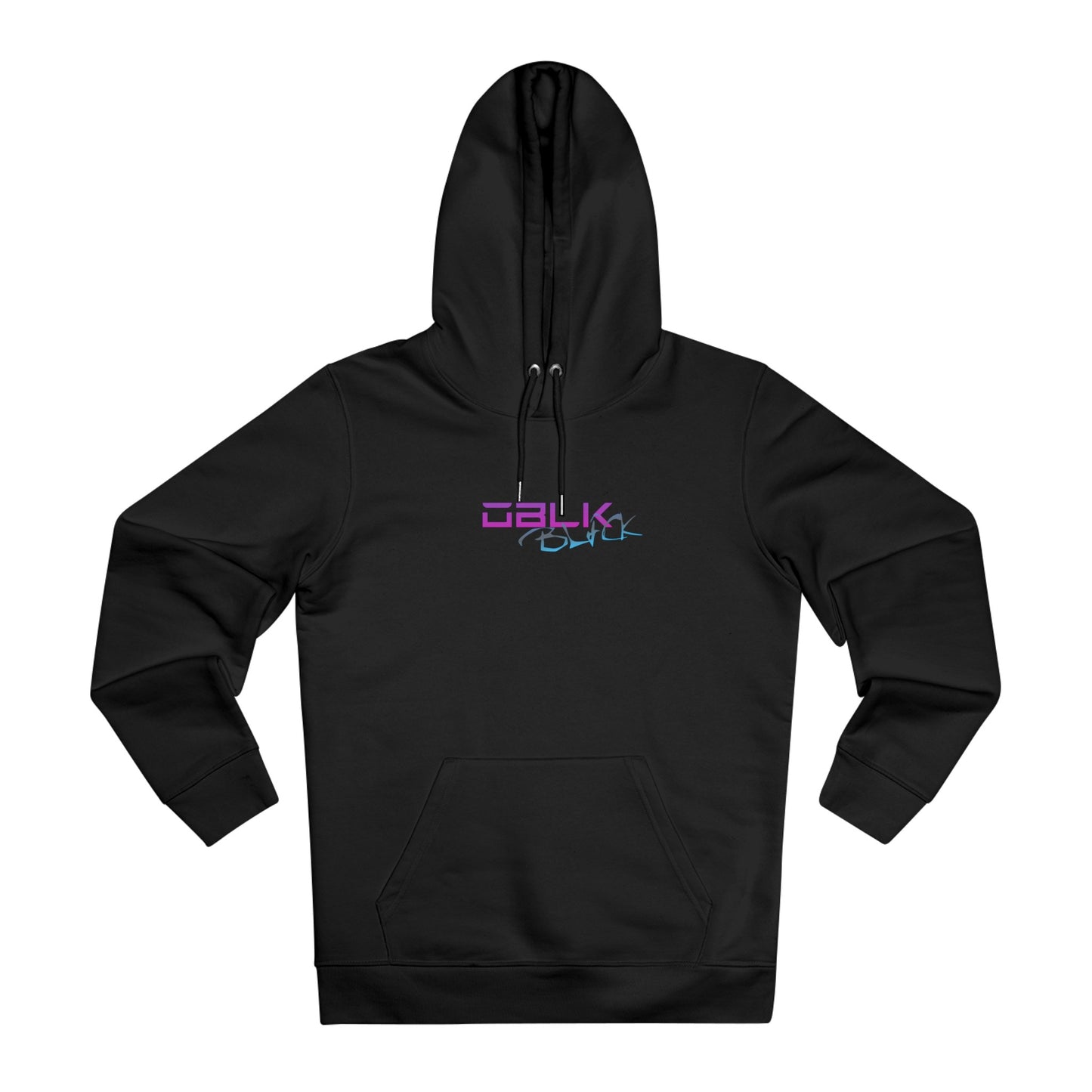 Men OBLK Black Hoodie 350gsm