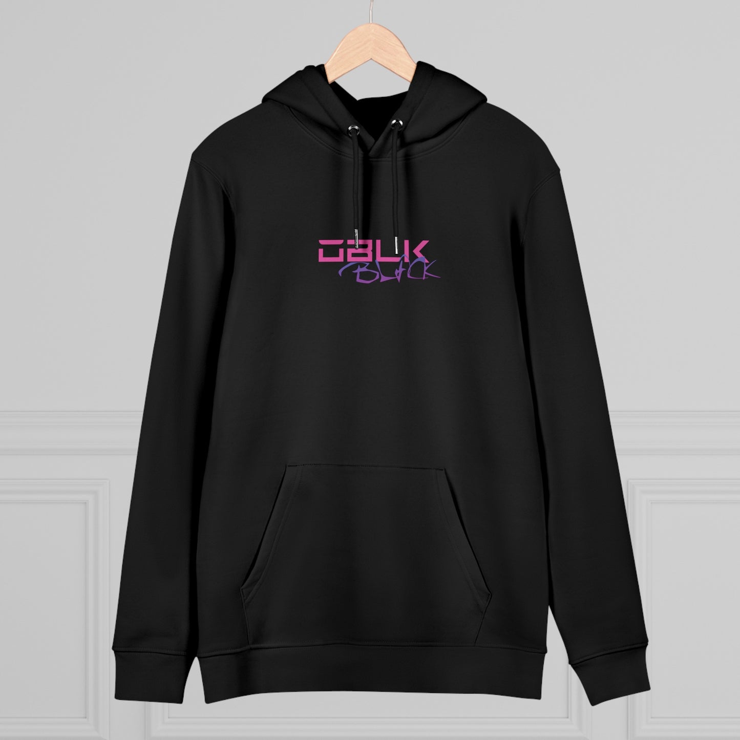 Women OBLK Black Hoodie 350gsm